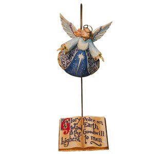 Jim Shore Peace On Earth Angel Heartwood Creek Figurine With Stand